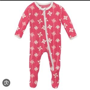 Kickee Pants Zipper Footy Newborn